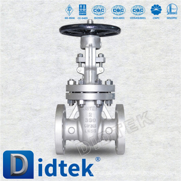 Trade Assurance Cast Steel Bolted Bonnet Flange Operação da engrenagem final wcb válvula de portão